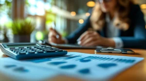 Análise de relatórios financeiros e cálculos para apoiar a gestão financeira empresarial.